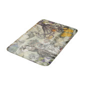 タコビーチアンティークコースタルパンク バスマット (アングル)