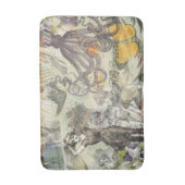 タコビーチアンティークコースタルパンク バスマット (正面縦)