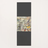 タコビーチアンティークコースタルパンク ヨガマット (裏面)