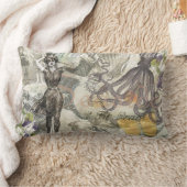 タコビーチアンティークコースタルパンク ランバークッション (ブランケット)