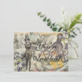 タコビーチアンティークコースタルパンク 招待状 (スタンド正面)