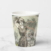 タコビーチアンティークコースタルパンク 紙コップ (正面)