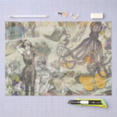 タコビーチアンティークコースタルパンク 薄葉紙 (クラフト)