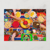 タコフィエスタグルメはがき ポストカード (正面)