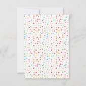 タコフィエスタブックリクエストカード、ベビー用ブックス 招待状 (裏面)