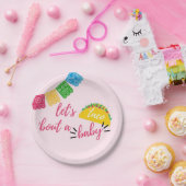 タコフィエスタベイビーシャワーベビーについて ペーパープレート (パーティー)