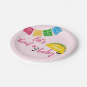 タコフィエスタベイビーシャワーベビーについて ペーパープレート (アングル)