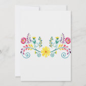 タコフィエスタベビーシャワー招待状 招待状 (裏面)