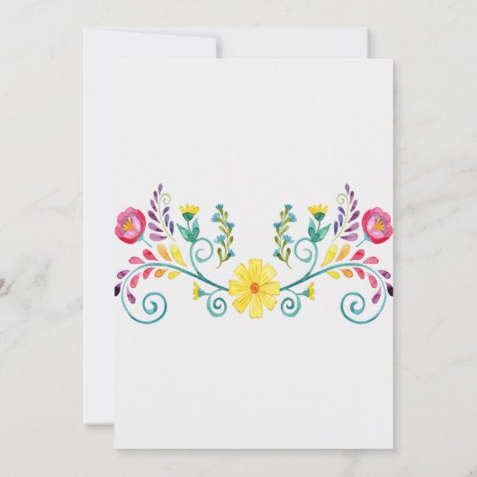 タコフィエスタベビーシャワー招待状 招待状 (裏面)