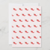 タコフィエスタメキシコおもしろいの誕生日 招待状 (裏面)