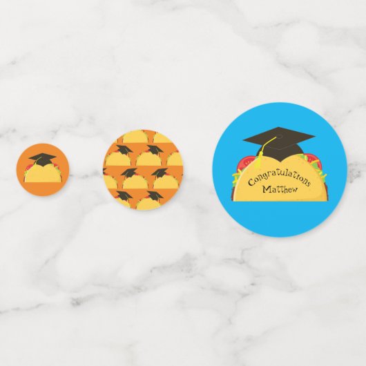 タコフィエスタ卒業パーティメキシコ コンフェッティ (正面)