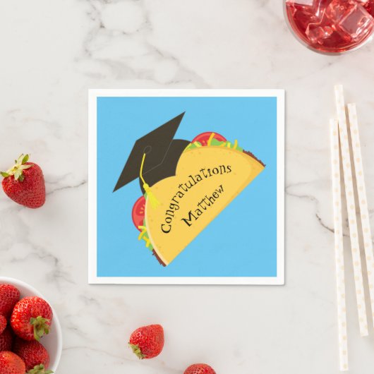 タコフィエスタ卒業パーティメキシコ スタンダードカクテルナプキン (インサイチュ)