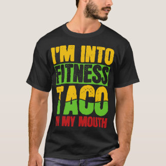 タコフィットネスジムトレーニング Tシャツ