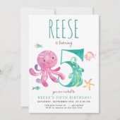 タコフィフス誕生日招待状 招待状 (正面)