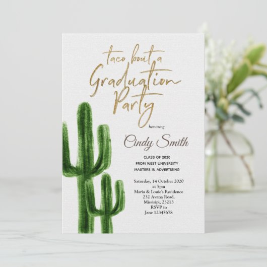 タコブアオブザエクセシションパーティー招待状フェスタ 招待状 (スタンド正面)