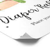 タコブアサボおむつベビーラッフル ポスター (角)