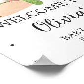 タコブアサボクサボイベビー歓迎 ポスター (角)