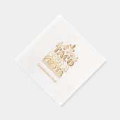 タコブアフィエスタエクセシションパーティー金ゴールドナプキンス 箔ナプキン (右)