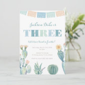 タコブアフィエスタボーイズサードバースデーパーティー 招待状 (スタンド正面)