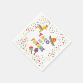 タコブアフューチャーフィエスタ卒業ナプキン- WH スタンダードカクテルナプキン (角)