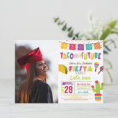 タコブアフューチャー卒業招待状写真WH 招待状 (スタンド正面)