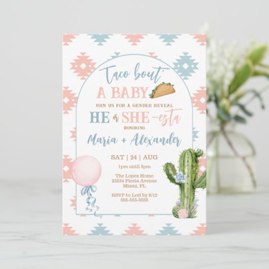 タコブアベビータコフィエスタジェンダーリビール 招待状 (スタンド正面)