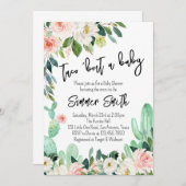 タコブアベビーベビーシャワー招待状 招待状 (正面/裏面)