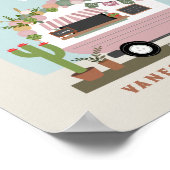 タコブアボホカンパーガールベビーシャワーベビー ポスター (角)