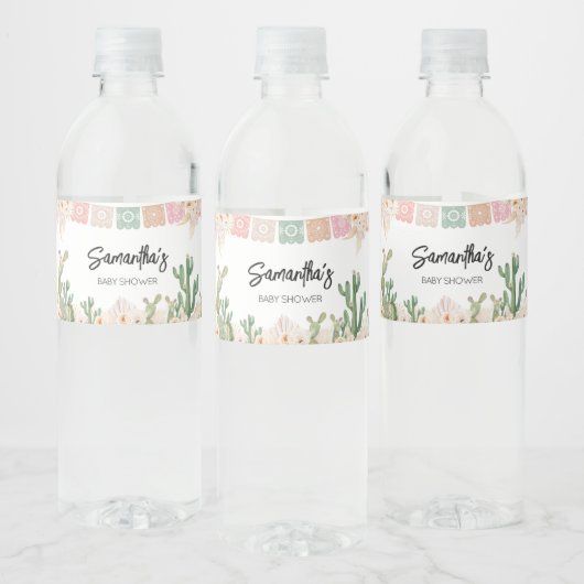 タコブウアベビーボホベイビーシャワー ペットボトルラベル (ボトル)