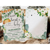 タコブウベビー招待状フィエスタベイビーシャワー 招待状