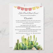 タコブウラブブライダルシャワー 招待状 (正面)