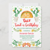 タコブオブアパーティーフェスタ30th誕生日招待状 招待状 (正面)