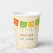 タコブオブアファイエスタベイビーベビーシャワー紙カップ 紙コップ (裏面)