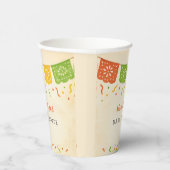 タコブオブアファイエスタベイビーベビーシャワー紙カップ 紙コップ (右)