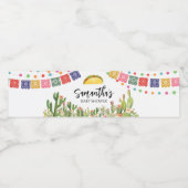 タコブオブアベビーフィエスタベイビーシャワー ペットボトルラベル (シングルラベル)