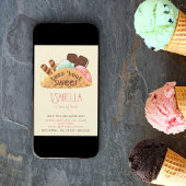 タコブスウィートアイスクリーム誕生日招待状 招待状