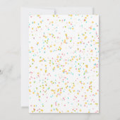 タコブットザパーティーガールフィエスタ誕生日ピンク 招待状 (裏面)