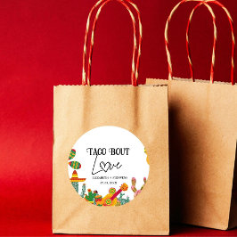 タコブットラブ婚約パーティ ラウンドシール