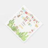 タコブト'おもしろいフィエスタメキシコ誕生日 スタンダードランチョンナプキン (角)