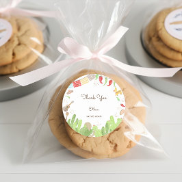 タコブト'おもしろいフィエスタメキシコ誕生日 ラウンドシール