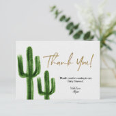 タコブトベビーサボスベイビーシャワーサンキューカード サンキューカード (スタンド正面)