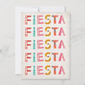 タコブト誕生日フィエスタパーティの招待状 招待状 (裏面)