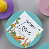 タコブラブカラフル婚約パーティナプキンス スタンダードカクテルナプキン