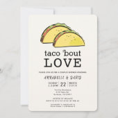 タコブロブカップルのシャワー 招待状 (正面)