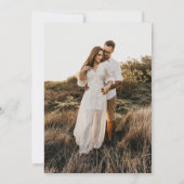 タコブロブラブウォーターカラーカップルブライダルシャワー 招待状 (裏面)