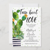 タコブロブラブカップルのシャワー招待状 招待状 (正面)