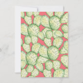 タコブロブラブカップルのシャワー招待状 招待状 (裏面)