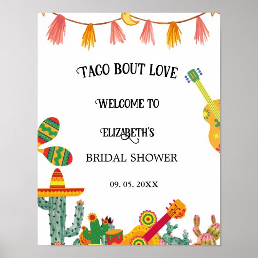 タコブロブラブサボタコブライダルアハウアーウェルウェルウェルカム ポスター (正面)