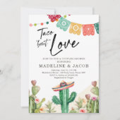 タコブロブラブサボフィエスタカップルシャワーインヴィータ 招待状 (正面)