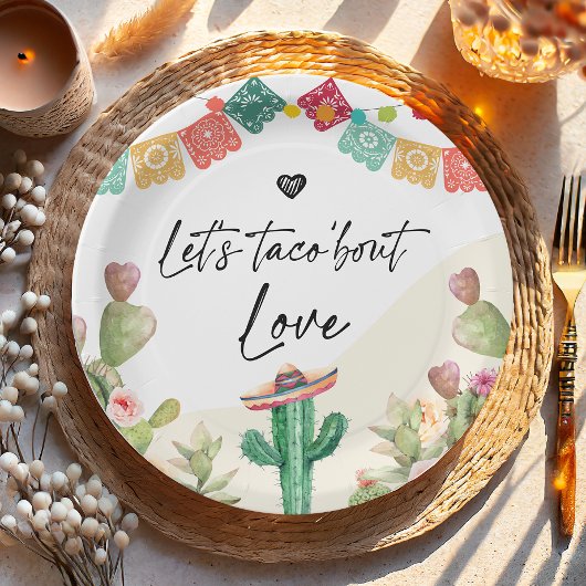 タコブロブラブフィエスタウォーターカラーサボシャワー ペーパープレート